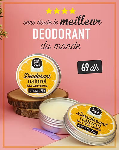 Anti-Transpirant / DEODORANT NATUREL Efficacité 24H Sans Sel d'Aluminium